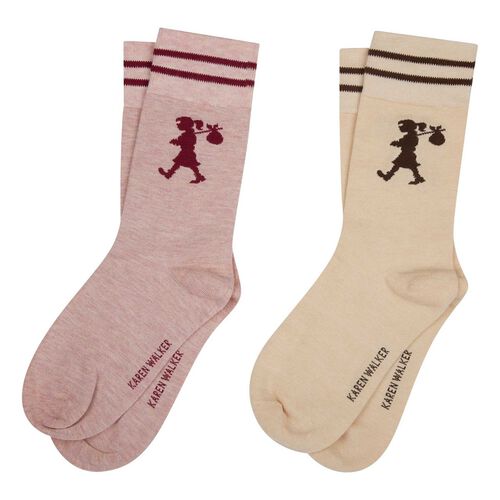 Karen Walker Runaway Girl Socks - 2 Pack